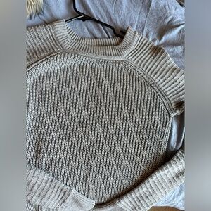 RDI Women’s Gray Comfy Sweater Small Petite Longsleeve NWOT